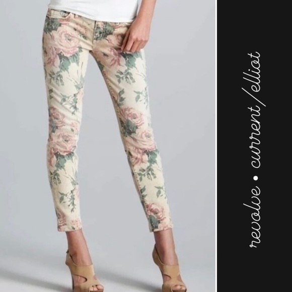 Current/Elliott Denim - Revolve • Current/Elliot Stiletto Elliot Haystack Floral • 0/25